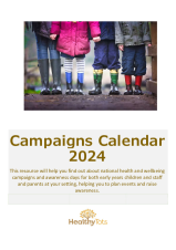 Health Campaign Calendar 2024 Healthy Tots