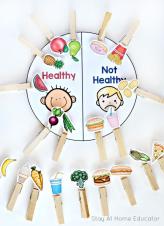 Healthy or not? food game