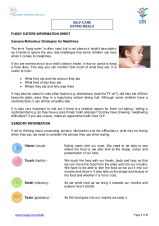 Fussy Eaters Information Sheet